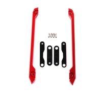 portaequipajes para Motocicleta Barra de Agarre para Manillar Asiento Motocicleta CNC Trasera para Pasajero para Yamaha MT09 MT-09 FZ-09 FZ 09 2014-2017 2016 2015(Rojo)
