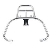 Portaequipajes para Motocicleta Soporte De Acero para Asiento Trasero Motocicleta Portaequipajes Carga para Piaggio para Vespa GTS 300 GTS300(Cromo)