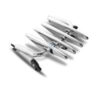 Portaequipajes para Road King Street Glide Ultra Electra Touring CVO 2009-2022 Portaequipajes Trasero Respaldo Pasajero Motocicleta Soporte Trasero(A)