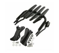 Portaequipajes para Road Street Glide 2014-2024 2021 2020 2019 Kit Hardware Acoplamiento Portaequipajes Stealth Motocicleta Motocicleta Soporte Trasero(Negro)