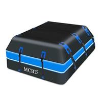 Portaequipajes para techo de techo, 26 pies cúbicos, impermeable, para todos los vehículos, SUV con/sin rieles, incluye 10 correas reforzadas, 6 ganchos de puerta, bolsa de almacenamiento, alfombrilla