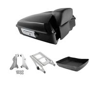 Portaequipajes para Touring para Road King para Road Glide para Street Glide para CVO Electra Limited Baúl Superior Recortado 10.7" Moto Box Maletas Maletero Motocicleta Soporte(14UP CH Whole Set)