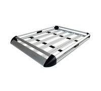 Portaequipajes para Vehículos Portaequipajes Universal para Techo Coche Aleación Aluminio Color Negro Y Plateado con Barras para SUV Una Sola Plataforma 127 X 90 Cm(127x90cm b)