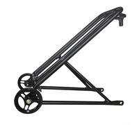 Portaequipajes plegable de aleación de aluminio para bicicleta de 16 pulgadas con ruedas plegables, estante de carga portátil urbano (B)