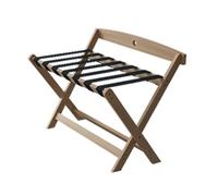 Portaequipajes Plegable: Soporte para Maletas Que Ahorra Espacio para Habitaciones de Invitados y dormitorios. Soporta hasta 60 kg. Incluye Correas y Respaldo. Portabolsas de Viaje de 80 x 4
