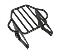 Portaequipajes Portaequipajes Doble Desmontable para Touring Tour Pack Street Glide Road King 2009-2022 2020(Gloss Black)