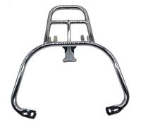 portaequipajes Soporte Trasero Portaequipajes Deportivos Motocicleta Estante para Libros Bolsa Equipaje Trasera CNC Metal para Piaggio para Vespa para GTS 300 Parrilla portaequipaje(Plating A)