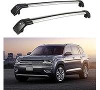 Portaequipajes Techo 2 uds Barras Techo para VW Atlas 2016-2020 Barras de Techo Auto Barras Laterales aleación Aluminio Cruzadas Baca Rieles