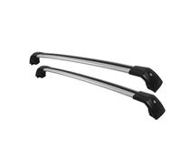 Portaequipajes Techo para BYD para Atto 3 para Yuan Plus 2022-2026 Portaequipajes Bloqueable Barras Cruzadas Capacidad De Carga Canoas para Bicicletas(Negro Plata)