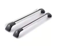 portaequipajes Techo para Geely para Atlas para Starray para Boyue para L Barras Transversales Techo Portaequipajes Aleación Bloqueo Baca Coche(Sliver Black 2PCS)