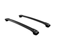 Portaequipajes Techo para Hyundai para Santa para Fe 2024-2026 Portaequipajes Bloqueable Barras Cruzadas De Aluminio para Canoas Bicicleta(Negro)