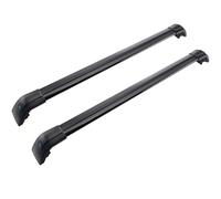 Portaequipajes Techo Portaequipajes Techo Con Barras Transversales Y Cerraduras Para Lexus UX 2019-2025 2 Unidades Auto Portaequipajes(Negro)