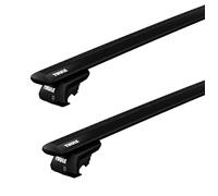 Portaequipajes Thule con EVO WingBar Black Fiat equipación Con portón trasero con barras longitudinales de techo (hagus) 16-25