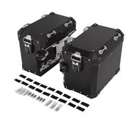 Portaequipajes Trasero Alforjas Laterales 48L+40L Motocicleta para R1200GS 2013-2018 para R1250GS para Adventure (2019-2024) para F900GS. Motocicleta Soporte(Negro)