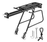 portaequipajes Trasero Bicicleta Portaequipajes Compatible Maletero de Bicicleta, Asiento Trasero Parrilla Trasera Bicicleta