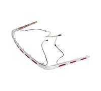 Portaequipajes Trasero Embellecedor para Alforjas Y Baúl De Motocicleta para Goldwing GL1800 2001-2011 Luces LED Portaequipajes Moto(Red For Trunk)