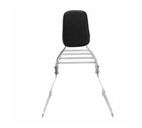 Portaequipajes Trasero Equipaje Trasero para XVS1300A para Medianoche para Estrella Cromada Motocicleta Trasera Pasajero Sissy Bar Respaldo Equipaje Estante Soporte Pad