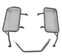 Portaequipajes Trasero Moto para 800MTX para 800-MTX para 800M-TX para 800MT-X Soporte Caja Lateral(Silver)