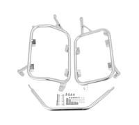 Portaequipajes Trasero Moto para BMW F 900 GS F900 GS 2024 2025 F900GS Portaequipajes Caja Trasera Alforjas Portaequipajes Lateral Soporte Maleta Equipaje(Silver Pannier Rack)