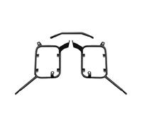 Portaequipajes Trasero Moto para Kawasaki para Versys para 650 2010 2011 2012 2013 2014 Portaequipajes para Motocicleta Alforjas Soporte Caja Equipaje Soporte(Black Pannier Rack)