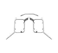 Portaequipajes Trasero Moto para Kawasaki para Versys para 650 2010-2014 Alforjas Portaequipajes Bolsa Lateral Soporte Caja Maletero Trasero Soporte Alforja(Silver Pannier Rack)