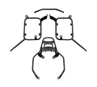 Portaequipajes Trasero Moto para Kawasaki para Versys para 650 2010-2014 Alforjas Portaequipajes Bolsa Lateral Soporte Caja Maletero Trasero Soporte Alforja(Black One Set)