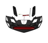 Portaequipajes Trasero Moto Portaequipajes para Motocicleta Goldwing Tour DCT Automático GL1800D 2021-2025 2023 2022 con Luz De Freno LED(Matte Black(Red))