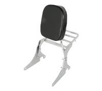 Portaequipajes Trasero Moto Respaldo Motocicleta Sissy Bar con Portaequipajes para Kawasaki para Vulcan VN400 800 1995-2012 Soporte portaequipajes