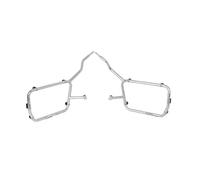 Portaequipajes Trasero Moto Soporte Caja Lateral Acero Inoxidable Y Acero Al Carbono Alta Resistencia para BMW F900XR Componente Montaje Estilo Tubo(Stainless Steel)