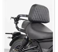 Portaequipajes Trasero Motocicleta Cojín De Respaldo para Asiento Conductor Y Pasajero Motocicleta para ZONTES para C125, Parachoques Plegable Multiusos Portaequipajes(2)