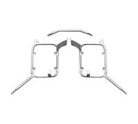 Portaequipajes Trasero Motocicleta para Kawasaki para Versys 650 2010-2014 Soporte para Baúl Superior Motocicleta Alforjas Soporte para Caja Equipaje Soporte Carga(Silver Pannier Rack)