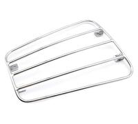 Portaequipajes Trasero Motocicleta Portaequipajes Trasero Universal para Motocicleta Soporte para Depósito De Combustible Y Gasolina con Ventosas(Plata)