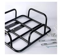 Portaequipajes Trasero Motocicleta Rejilla Trasera para Caja De Entrega De Alimentos Carga De Tubo De Acero Sin Costura Universal para Motocicletas Y Bicicletas Eléctricas. Carga(50x50)