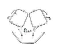 Portaequipajes Trasero Motocicleta Soporte para Alforjas Motocicleta para ZONTES ZT703 ZT703F ZT 703 F 2024 Soporte para Maletas Laterales Accesorios para Maletas Superiores Carga(Plata)