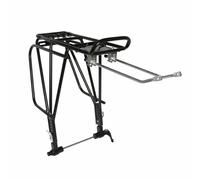 Portaequipajes trasero para bicicleta con barras P2R de aluminio negro ajustable