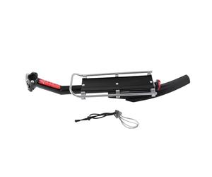 Portaequipajes trasero para bicicleta, KW-671-05 Portaequipaje para bicicleta Portaequipajes, Soporte para bicicleta Soporte para poste Desmontaje rápido Accesorios para portaequipajes de aleación