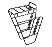 Portaequipajes trasero para bicicleta: portaequipaje de aleación resistente | Ajuste universal, soporte para guardabarros, plataforma de carga estable para alimentos, desplazamientos, excursiones y