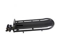 Portaequipajes trasero para bicicleta, Soporte De Bicicleta Metal Universal Ajustable 20lb Negro 23x14.5x20cm