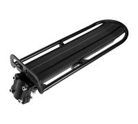 Portaequipajes trasero para bicicleta, Soporte for Bicicleta Metal Negro 33x11x9 Cm 10kg