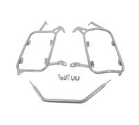 Portaequipajes Trasero para BMW R1200GS R1250GS LC para ADV 2013-2023 Estante Soporte De Alforjas Laterales Accesorios De Alforjas De Equipaje Soporte Equipaje Moto(Silver)