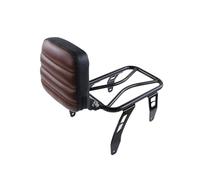 Portaequipajes Trasero para Indian para Scout para Rogue para Sixty Bobber Twenty ABS 2018-2023 Solo Portaequipajes Respaldo para Conductor Rider Portaequipajes Portaequipajes Trasero (Color : Brown