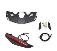 Portaequipajes Trasero para Moto para Gold Wing para Tour GL1800 2021 2022 Estante Superior Maletero Portaequipajes Luz LED Trasera Motocicleta(Black and Red Set)