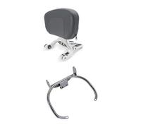 Portaequipajes Trasero para Moto para Piaggio para Vespa GTS 300 Respaldo para Motocicleta Respaldo Multiusos para Conductor Y Pasajero con Portaequipajes Plegable(B)