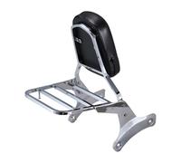 Portaequipajes Trasero para Shadow VT750 VT400 RC44 1997 1998 1999 2000 2001-2003 para Samger Portaequipajes Motocicleta Cromo Pasajero Negro Respaldo Sissy Bar Trasero Motorcylce Portaequipajes