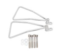Portaequipajes Trasero Para Super Cub 50 65 70 90 C100 C125 Motocicleta Universal Bolsa De Sillín Alforja Barras De Soporte Soporte De Montaje Portaequipajes Portaequipajes Trasero ( Color : Chrome 1
