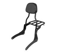 Portaequipajes Trasero Respaldo Pasajero Motocicleta Sissy Bar con Portaequipajes para Vulcan VN 900 VN900 para Custom para Classic para Vulcan 900 1996-2017 Motocicleta Portaequipajes(Negro)