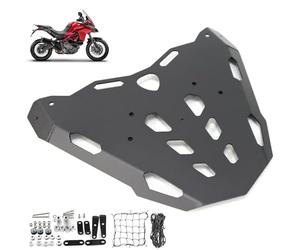 Portaequipajes trasero universal para motocicleta compatible con Ducati Multistrada MTS 950 1200 1260 2015-2021 aleación CNC portaequipajes Topbox Soporte Accesorios