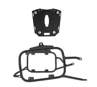 Portaequipajes Traseros para Motocicleta Soporte De Caja para Alforjas Alforja para Maletero Bolsa Lateral Portaequipajes Acero Inoxidable para VOGE 500DSX 2023(Black 1Set)