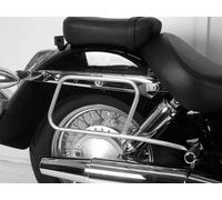Portaequipajes tubo-cuero cromado para Honda VT 750 Shadow (2008-)