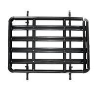 Portaequipajes universal de aleación de aluminio de doble capa para coche, 140 x 97 cm, 4x4, con enganche superior, con piezas de montaje